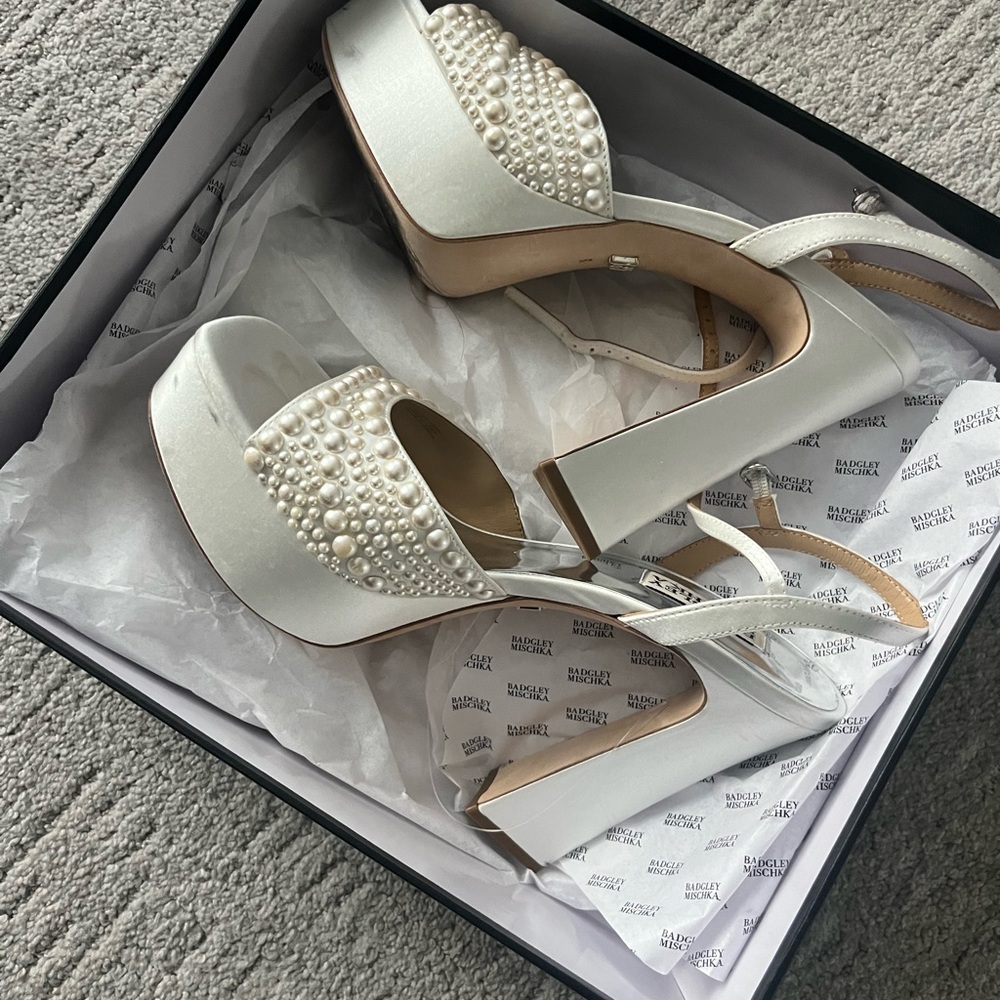 Badgley Mischka Bridal Heels